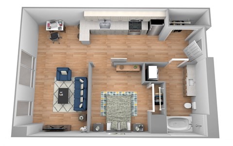 Sunrise River Floor Plan at Shakopee Flats, Shakopee